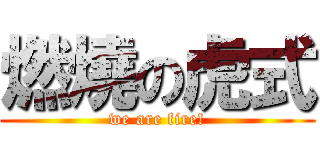 燃燒の虎式 (we are fire!)