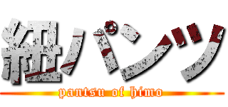 紐パンツ (pantsu of himo)