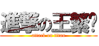 進撃の王繁佽 (attack on titan)