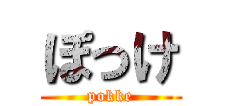 ぽっけ (pokke)