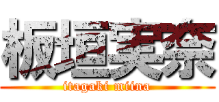 板垣実奈 (itagaki miina)