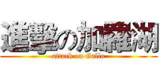 進擊の加羅湖 (attack on Gallo)