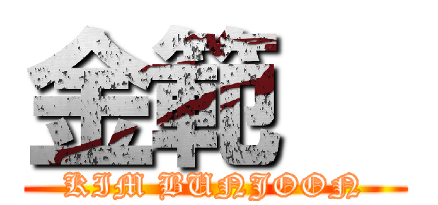 金範埈 (KIM BUNJOON)