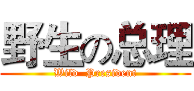 野生の总理 (Wild  President)