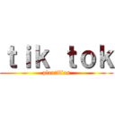 ｔｉｋ ｔｏｋ (plantillas)