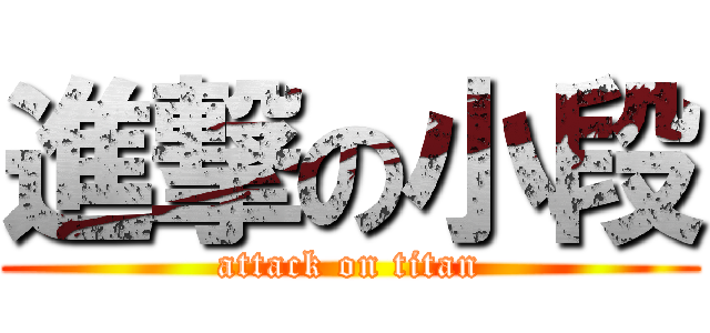 進撃の小段 (attack on titan)