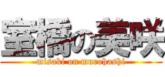室橋の美咲 (misaki on murohashi)