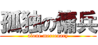 孤独の傭兵 (alone mercenary)