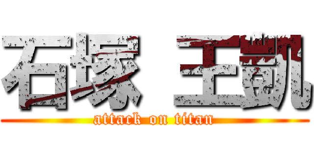 石塚 王凱 (attack on titan)