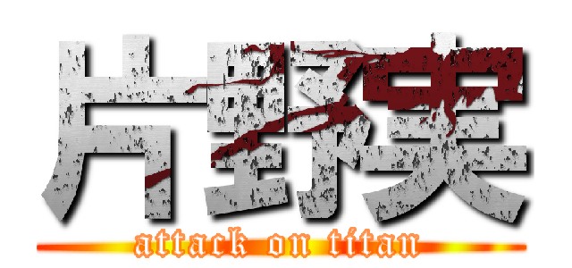 片野実 (attack on titan)