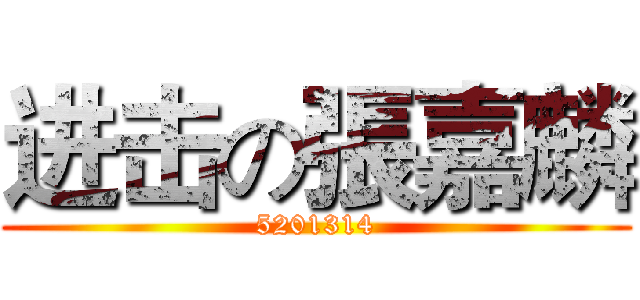 进击の張嘉麟 (5201314)