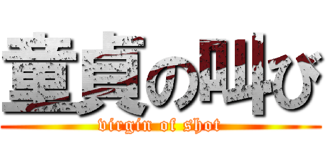 童貞の叫び (virgin of shot)