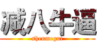 减八牛逼 (shenmegui)