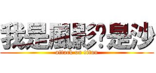 我是風影妳是沙 (attack on titan)