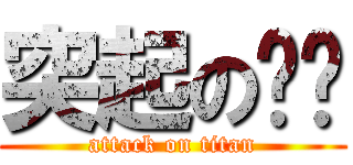 突起の褲褲 (attack on titan)