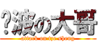 傻波の大哥 (attack on tze sheng)
