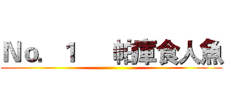 Ｎｏ．１      帕庫食人魚 ()