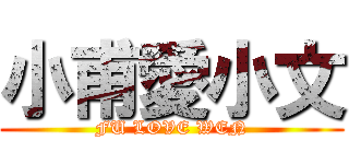 小甫愛小文 (FU LOVE WEN)