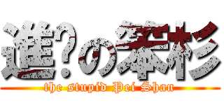 進擊の笨杉 (the stupid Pei Shan)