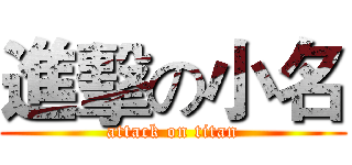 進擊の小名 (attack on titan)