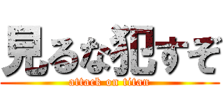 見るな犯すぞ (attack on titan)