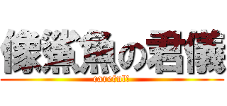 像鯊魚の君儀 (careful!)