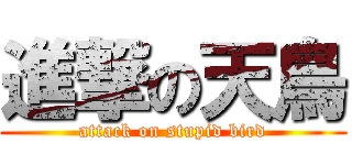 進撃の天鳥 (attack on stupid bird)