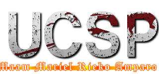 ＵＣＳＰ (Maam Mariel Rieko Amparo)