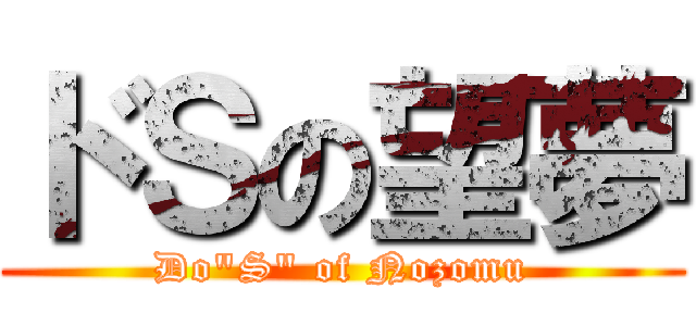 ドＳの望夢 (Do"S" of Nozomu)