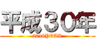 平成３０年 (2018YEAR)