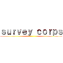 ｓｕｒｖｅｙ ｃｏｒｐｓ ()