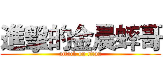 進擊的金晨蟀哥 (attack on titan)