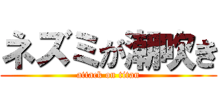 ネズミが潮吹き (attack on titan)