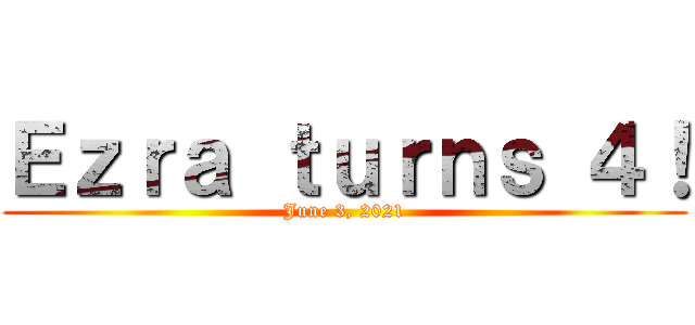 Ｅｚｒａ ｔｕｒｎｓ ４！ (June 3, 2021)