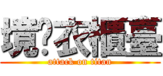 境內衣櫃臺 (attack on titan)