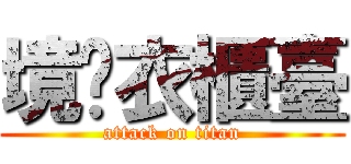 境內衣櫃臺 (attack on titan)