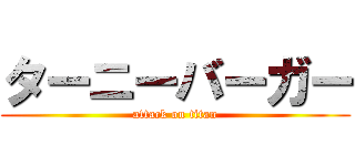 ターニーバーガー (attack on titan)