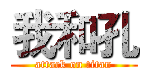 我和孔 (attack on titan)