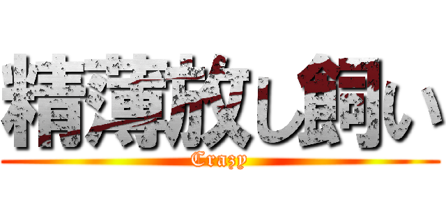 精薄放し飼い (Crazy)