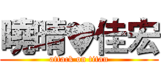 曉晴♥佳宏 (attack on titan)
