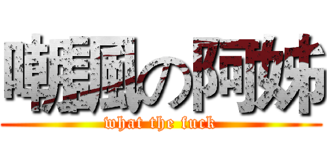嘲諷の阿姊 (what the fuck)