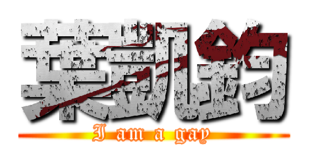 葉凱鈞 (I am a gay)