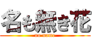 名も無き花 (no name)