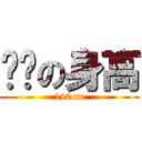 彥妘の身高 (140cm)