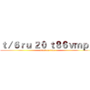 ｔ／６ｒｕ ２０ ｔ８６ｖｍｐ４ (attack on titan)