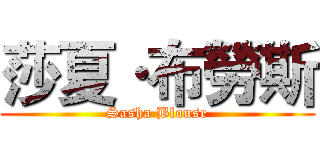 莎夏·布勞斯 (Sasha Blouse)