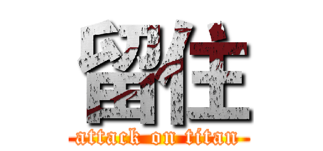 留住 (attack on titan)