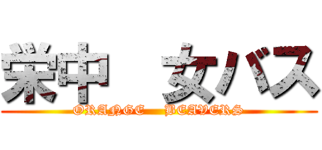 栄中  女バス (ORANGE    BEAVERS)