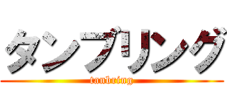 タンブリング (tanbring)