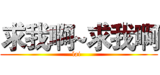 求我啊~求我啊 (lai  )
